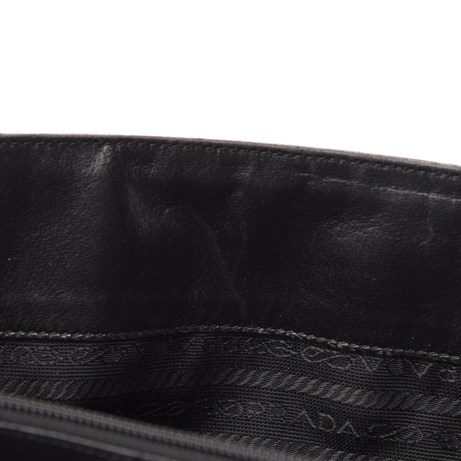 Prada Nappa Chain Tote Black 10 of 12