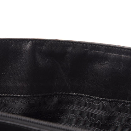 Prada Nappa Chain Tote Black 10 of 12
