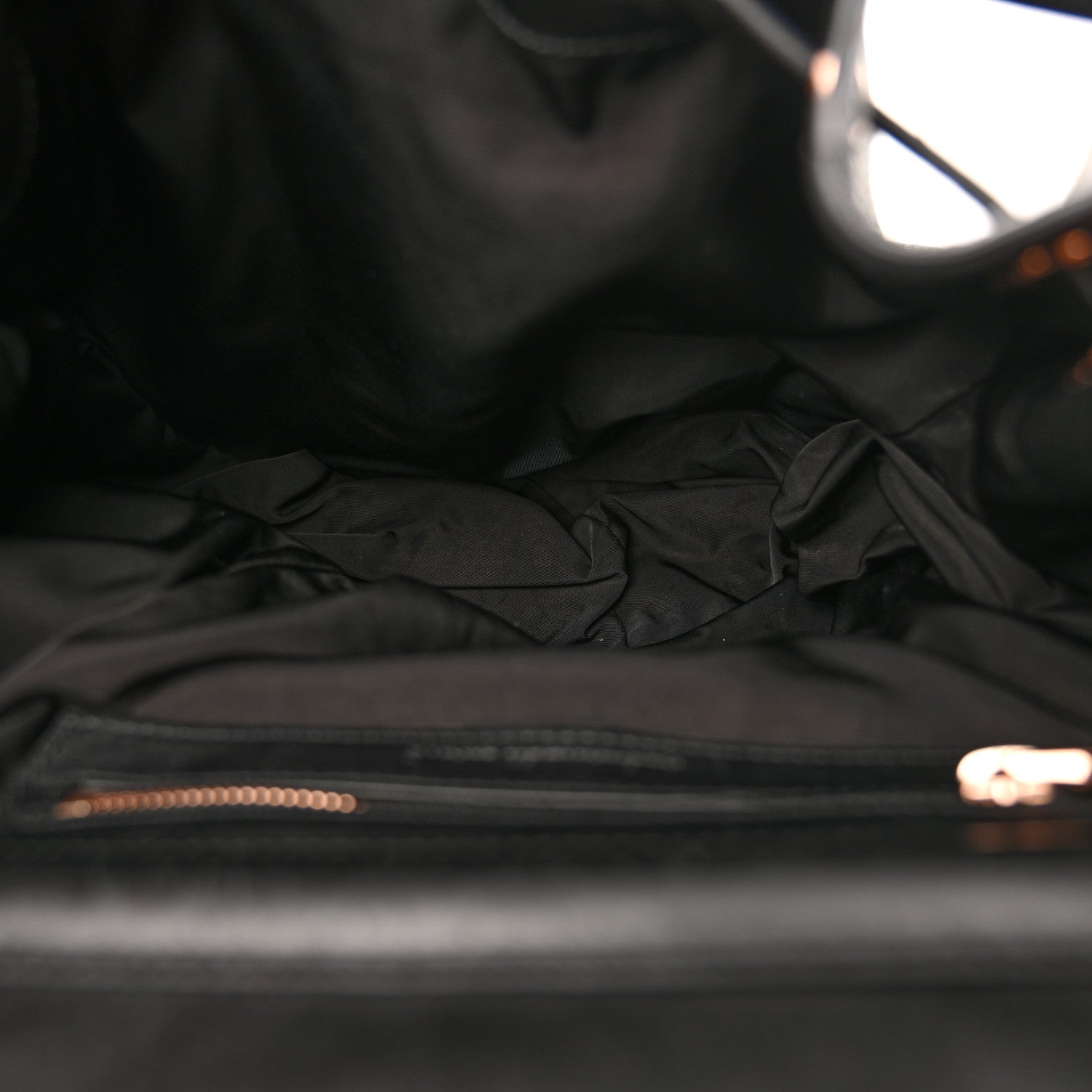 Alexander Wang Pebbled Calfskin Prisma Skeletal Backpack Black Rose Gold Hardware 5 of 17