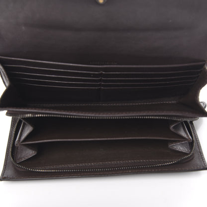Bottega Veneta Nappa Intrecciato Continental Flap Wallet Ebano 5 of 8