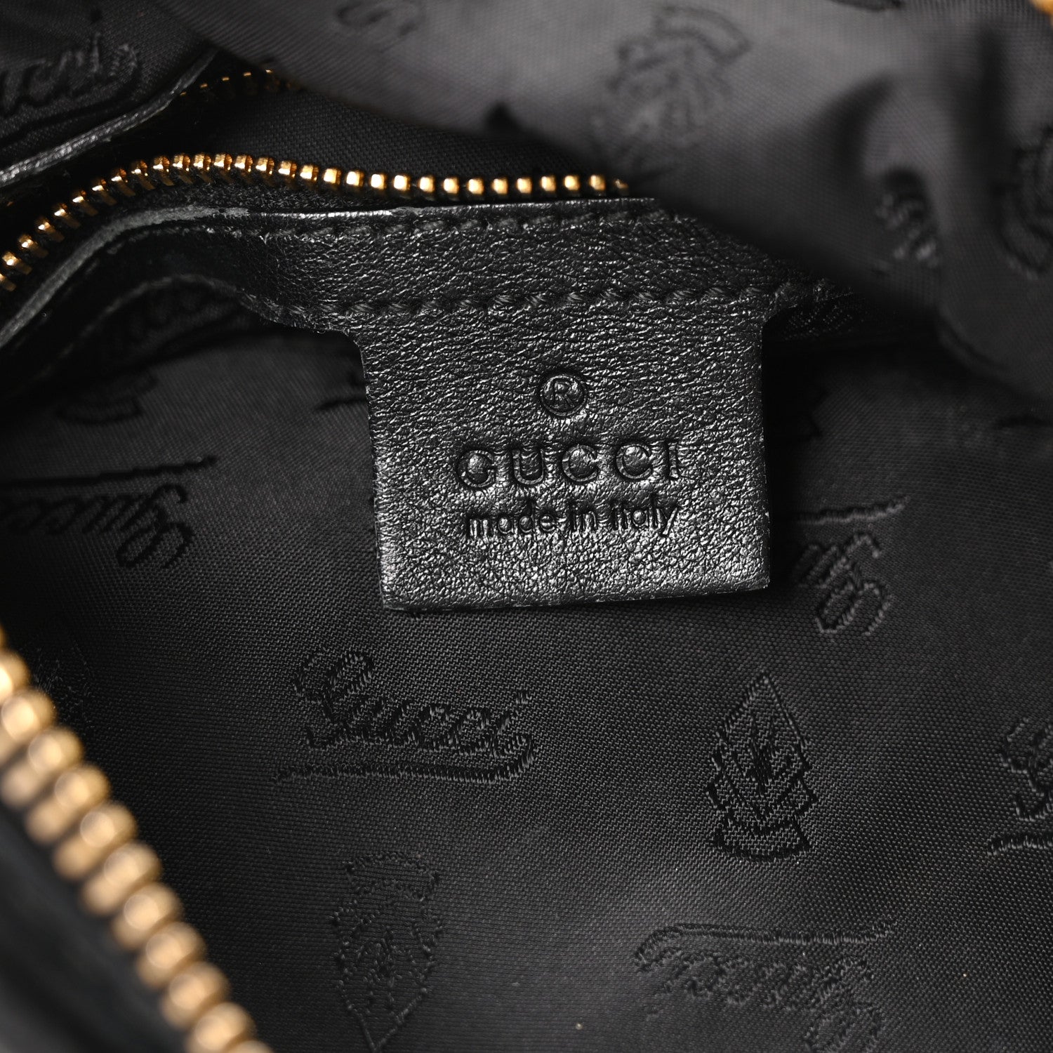 Gucci Calfskin Medium Darwin Convertible Backpack Black 1838021
