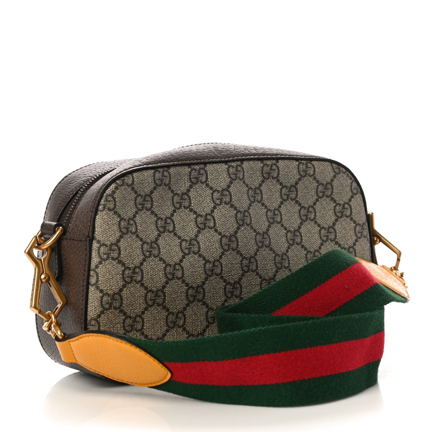 GG Supreme Monogram Web Neo Vintage Shoulder Bag Beige New Acero Crop