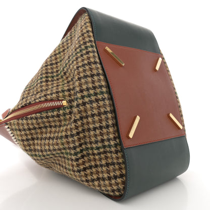 Loewe Calfskin Tweed Small Hammock Shoulder Bag Cypress Tan 8 of 11