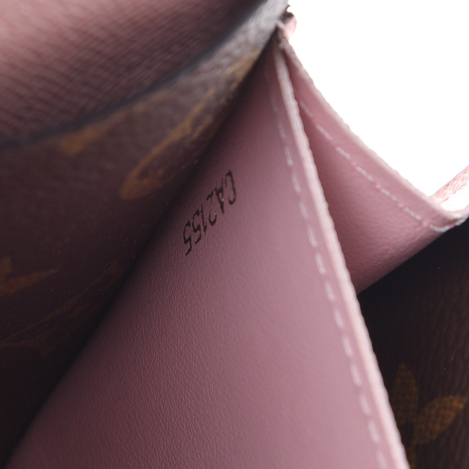 Louis Vuitton Monogram Emilie Wallet Rose Ballerine 8 of 9