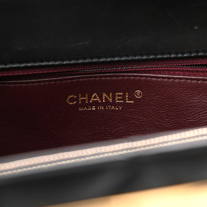 Chanel Lambskin Quilted Trendy CC Shopping Tote Black 5 of 10