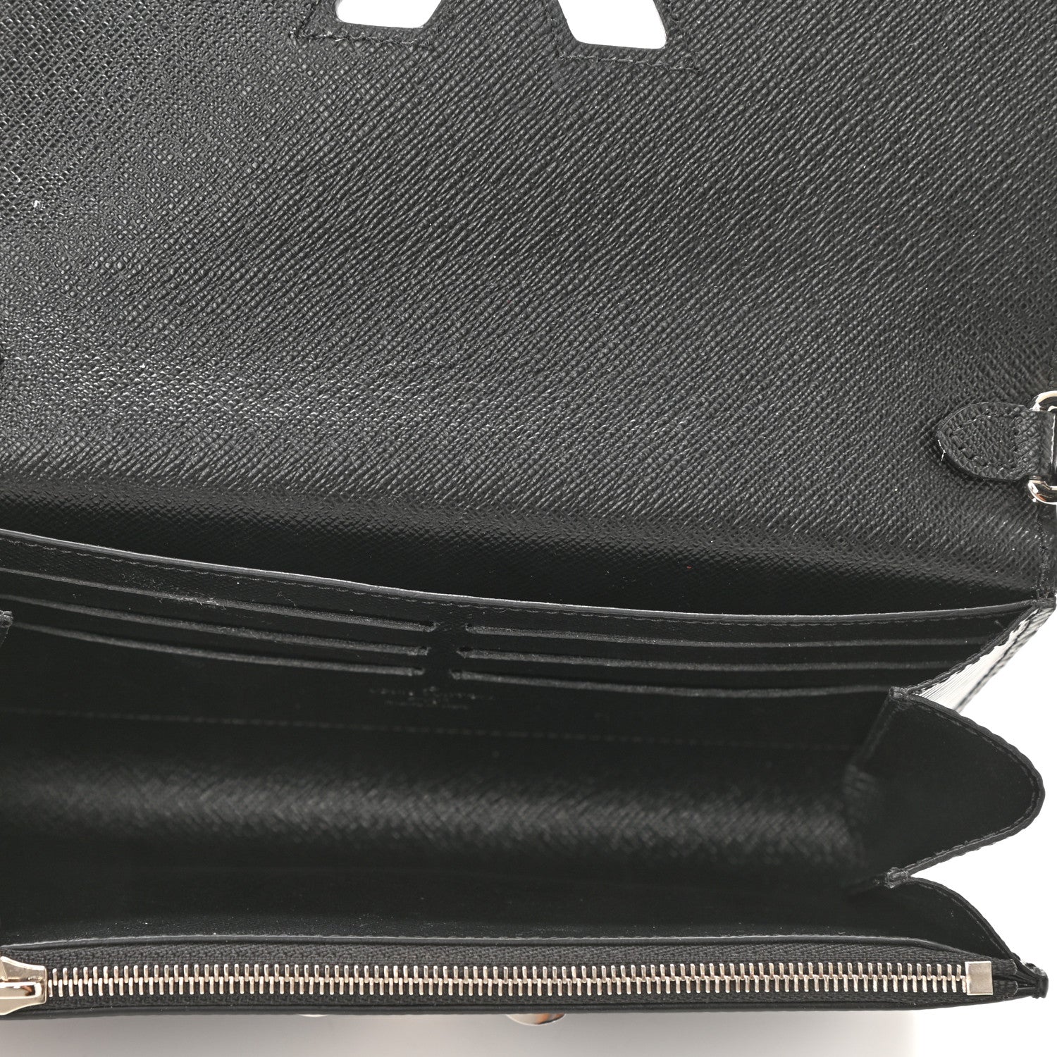 Louis Vuitton Epi Twist Chain Wallet Black 5 of 7