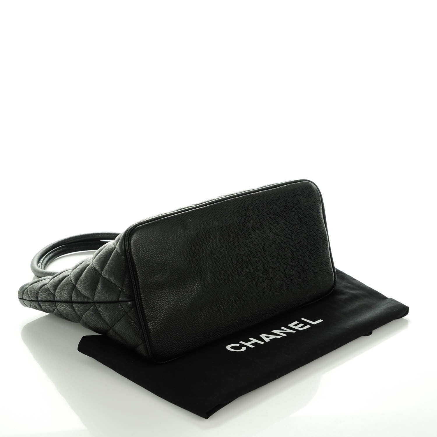 Chanel Caviar Quilted Medallion Tote Black 4 of 7