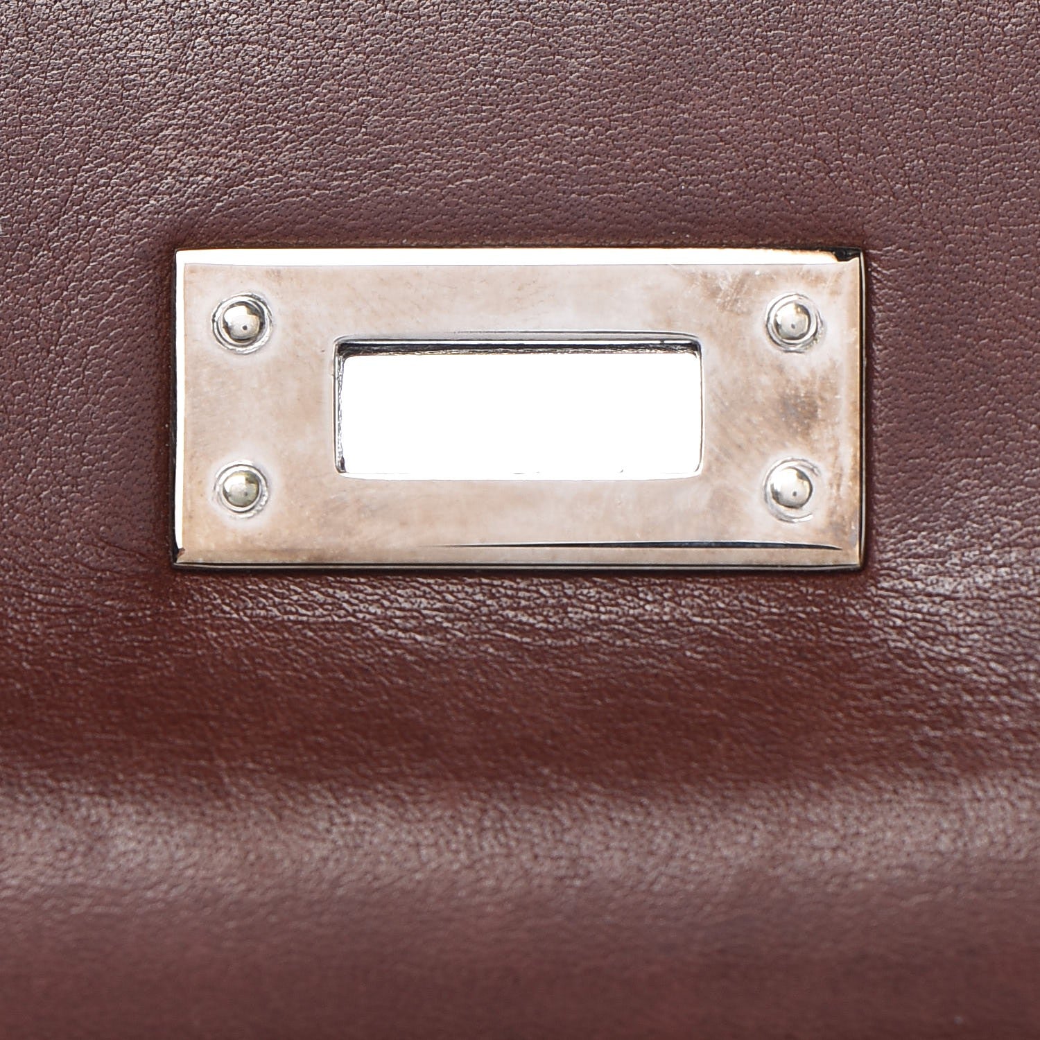 Hermes Evercalf Kelly Pochette Clutch Havane 17 of 25