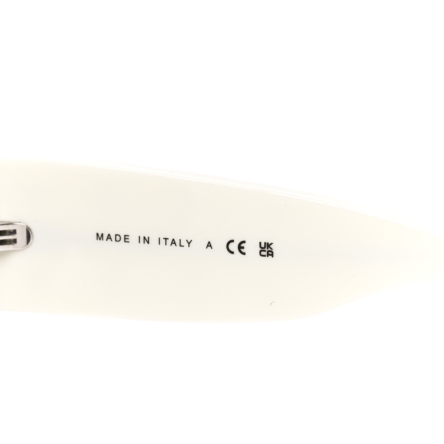 Chanel Acetate Quilted CC Rectangle Sunglasses 5483-A White Black 6 of 7
