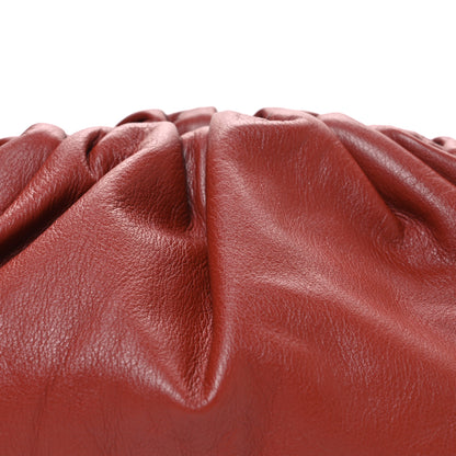Bottega Veneta Smooth Butter Calf The Pouch Oversized Clutch Rust 9 of 11