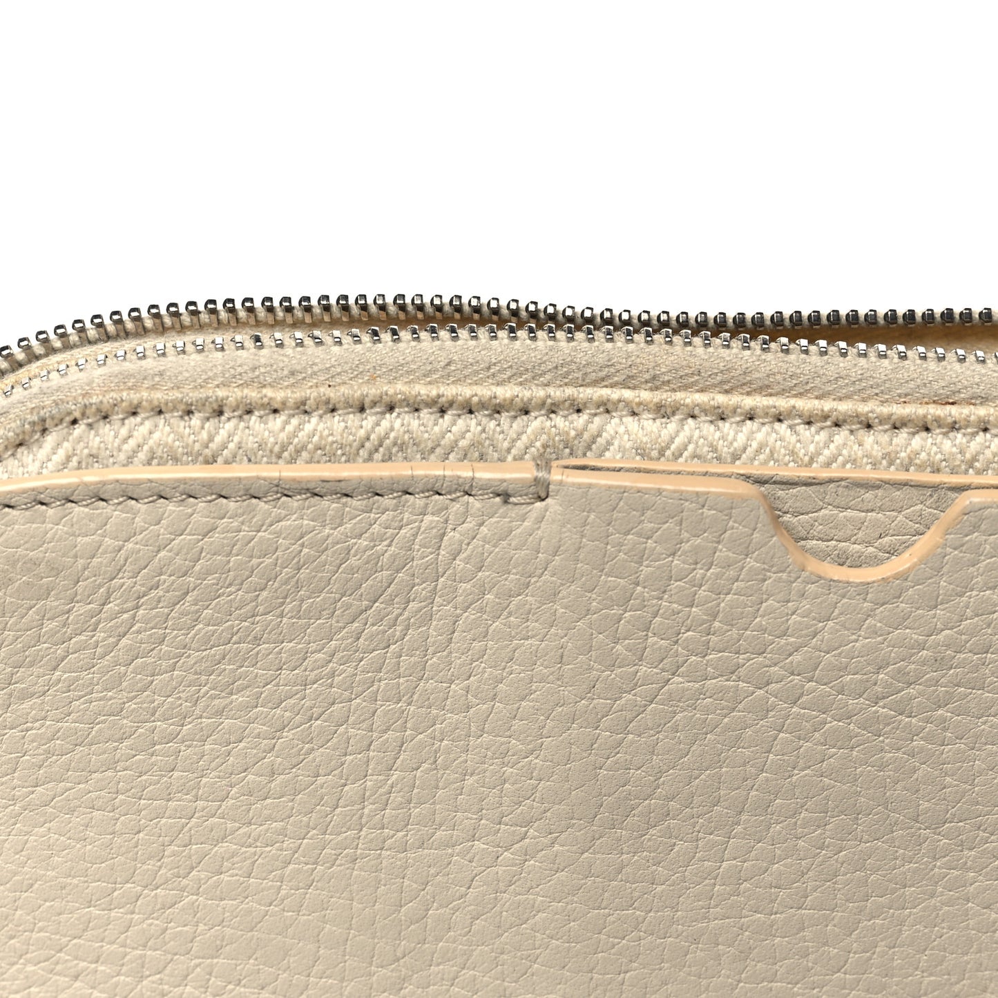 Grained Calfskin Multi-Pouch Crossbody Bag Ivory