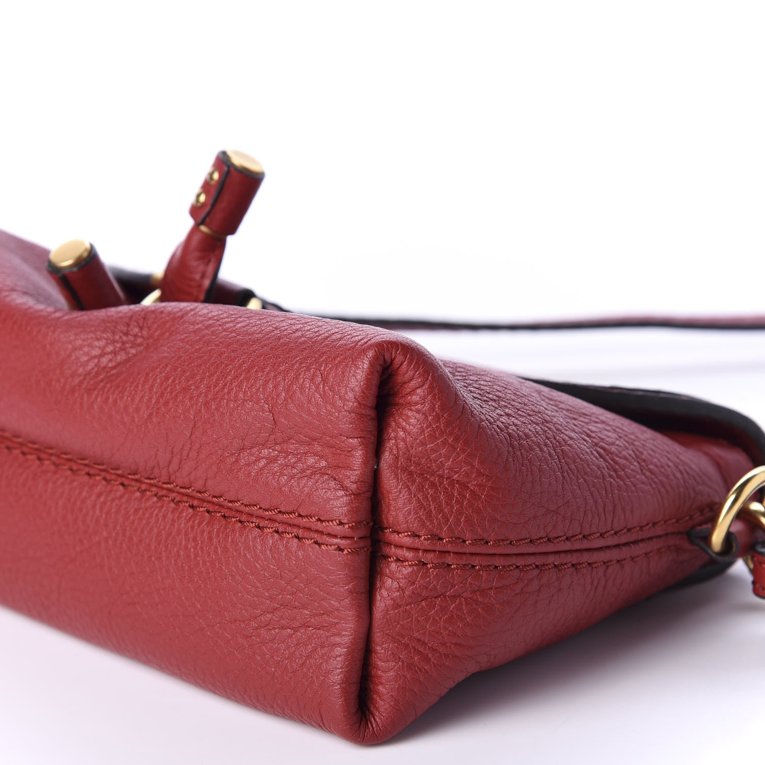 Chloe Calfskin Marcie Pochette Crossbody Bag Poppy 7 of 10