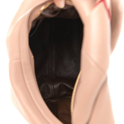 Valentino Garavani Nappa Small Roman Stud Hobo Rose Cannelle 5 of 9