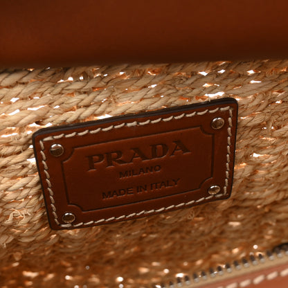 Prada Mais Vitello Tote Naturale Cognac 6 of 10