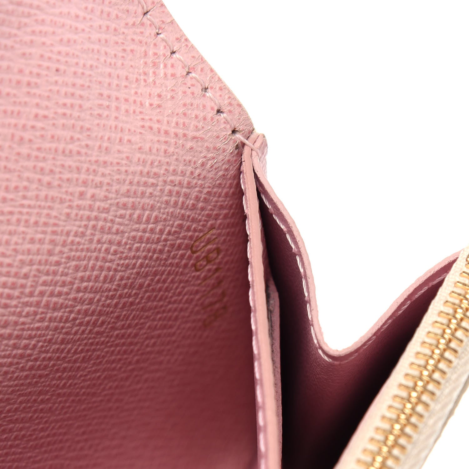 Louis Vuitton Damier Azur Rosalie Coin Purse Rose Ballerine 7 of 8
