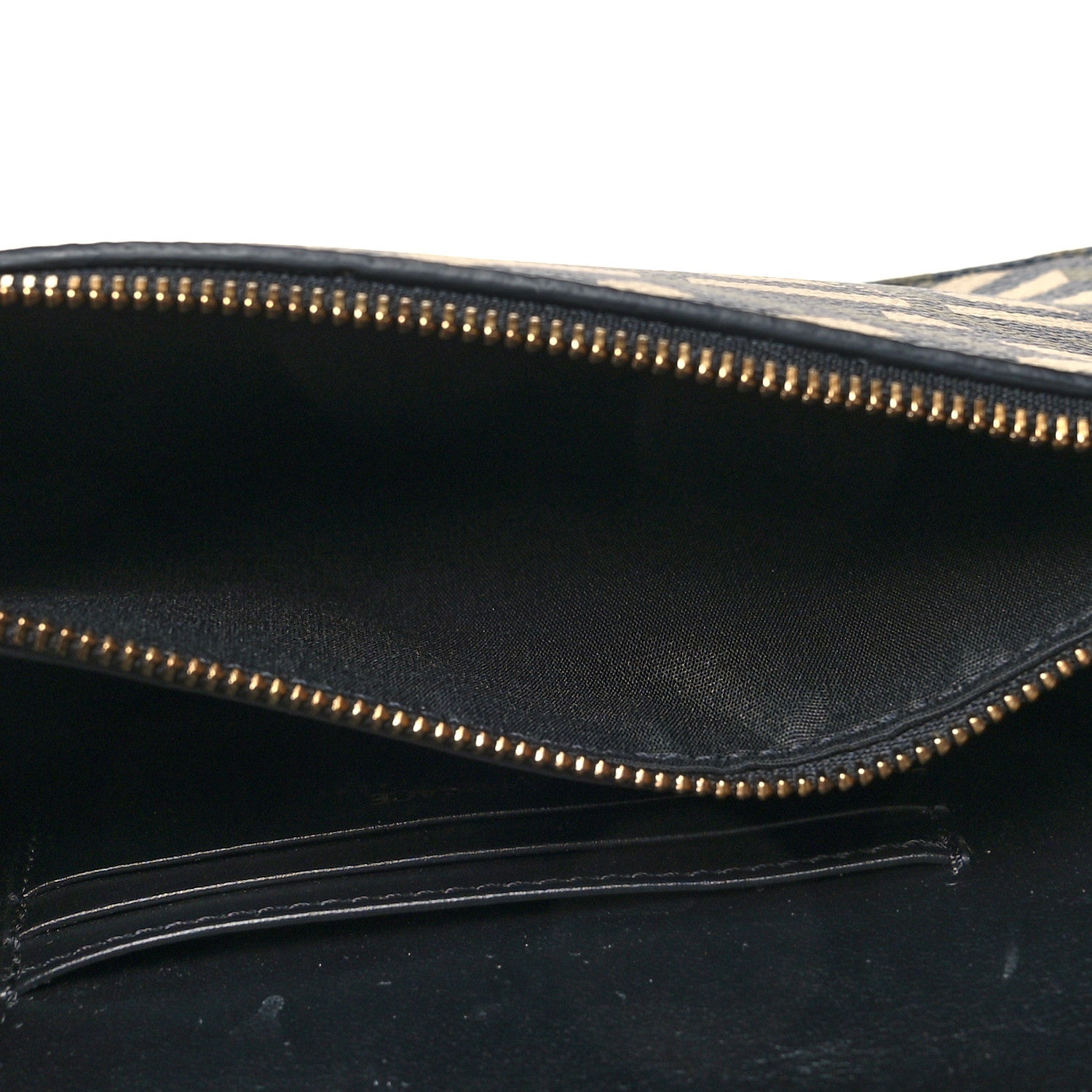 Versace Coated Canvas Virtus La Greca Signature Shoulder Bag Black Khaki 6 of 11