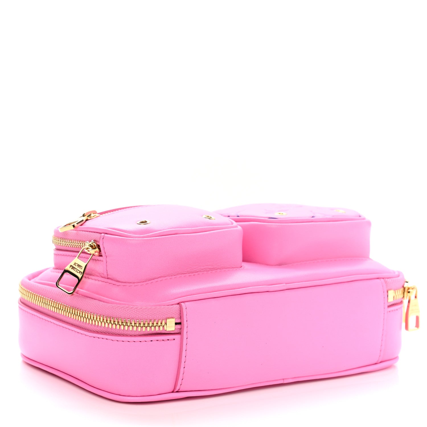 Louis Vuitton Calfskin Embossed Monogram Vuittamins Utility Crossbody Rose Violet 4 of 9