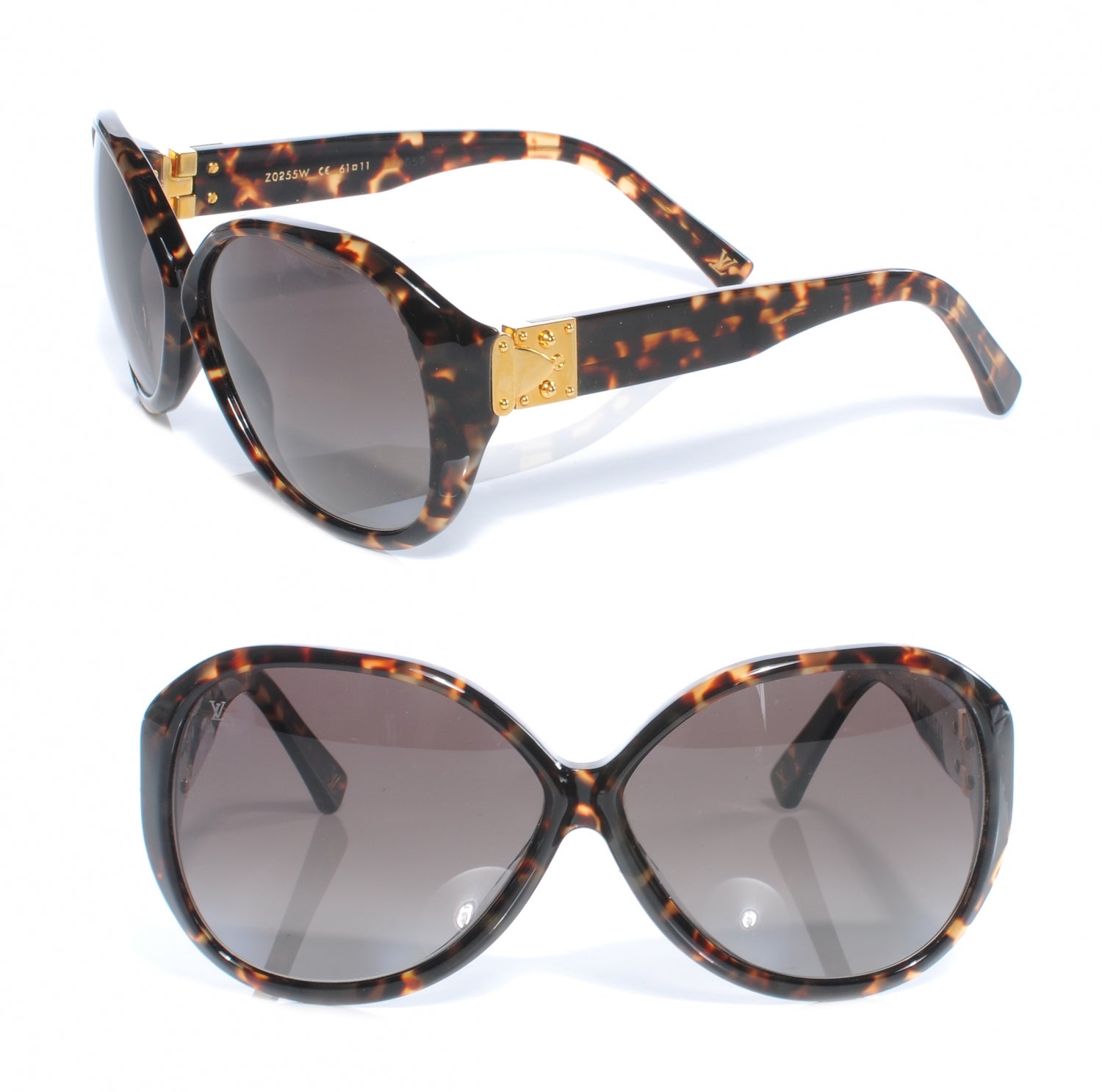 Louis Vuitton Oversized Soupcon Sunglasses Tortoise 1 of 5