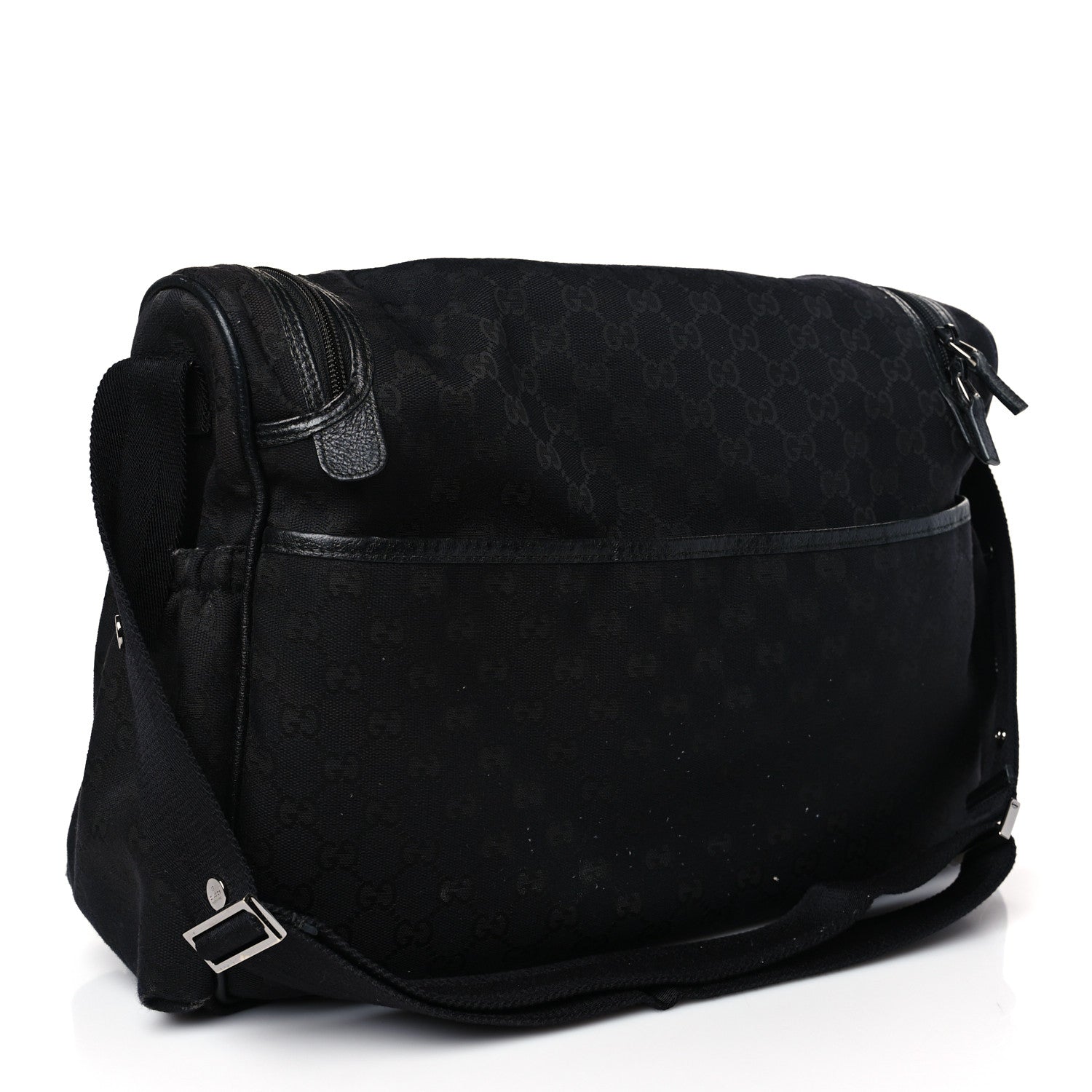 Gucci Monogram Large Diaper Bag Black 4 of 10