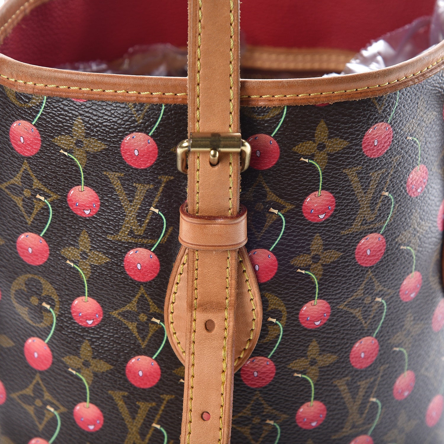 Louis Vuitton Monogram Cerises Bucket Bag 14 of 20