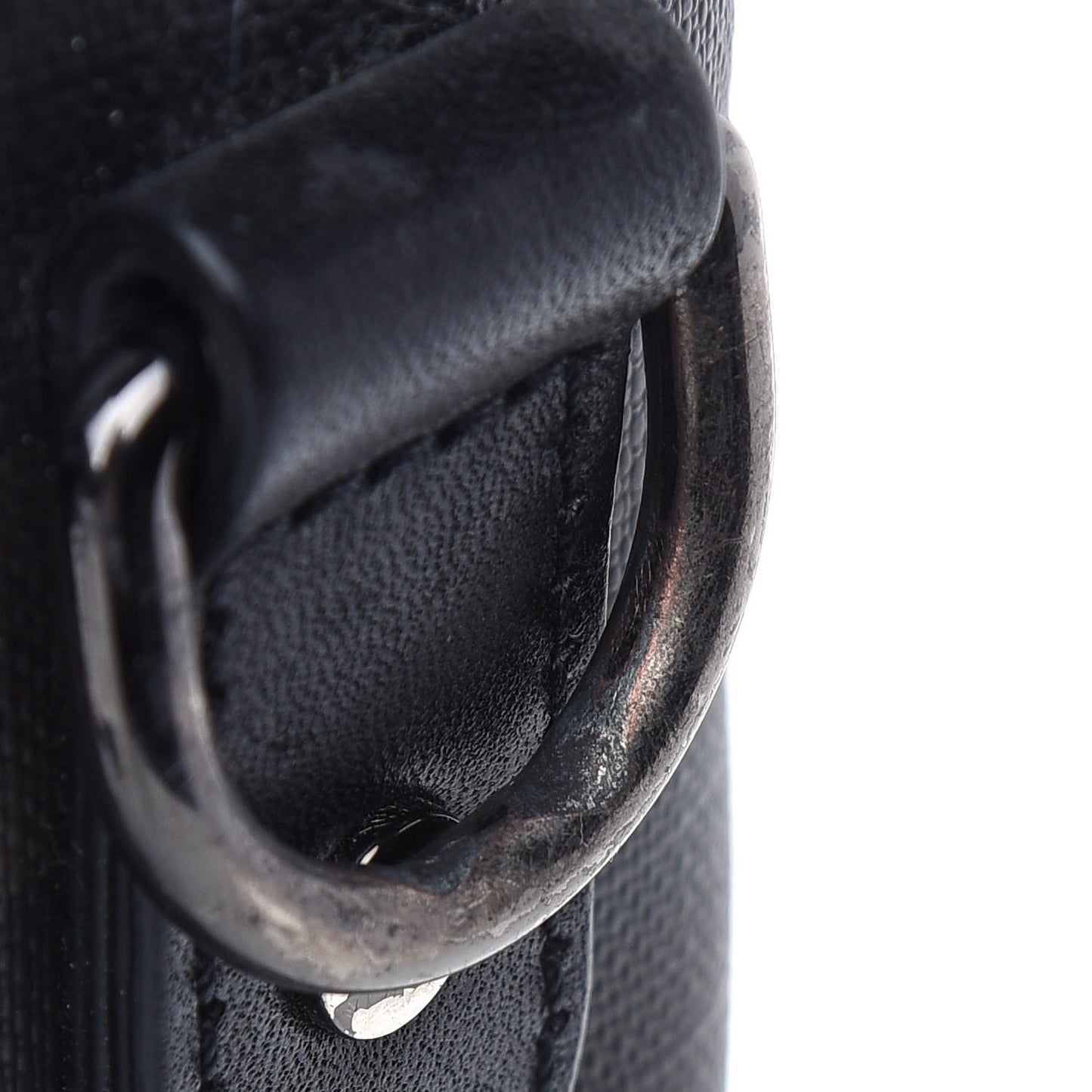 Smoked Check Messenger Bag Black