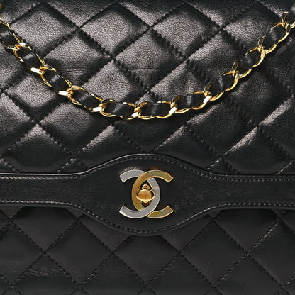 Chanel Lambskin Medium Double Flap Black 8 of 10