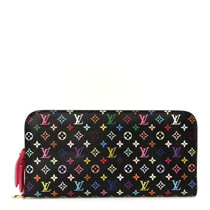 Louis Vuitton Monogram Multicolor Insolite Wallet Black Grenade 1 of 10