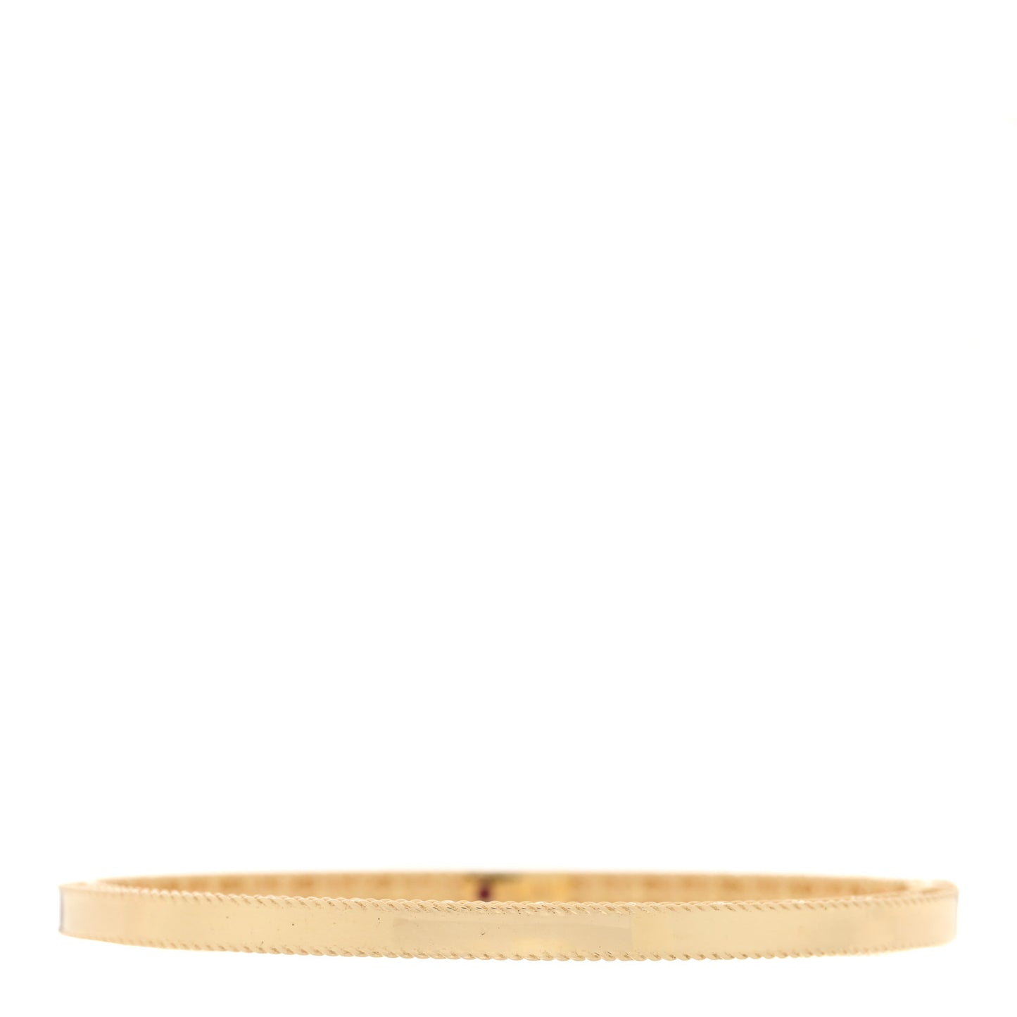 18K Yellow Gold Symphony New Barocco Oval Bangle Bracelet