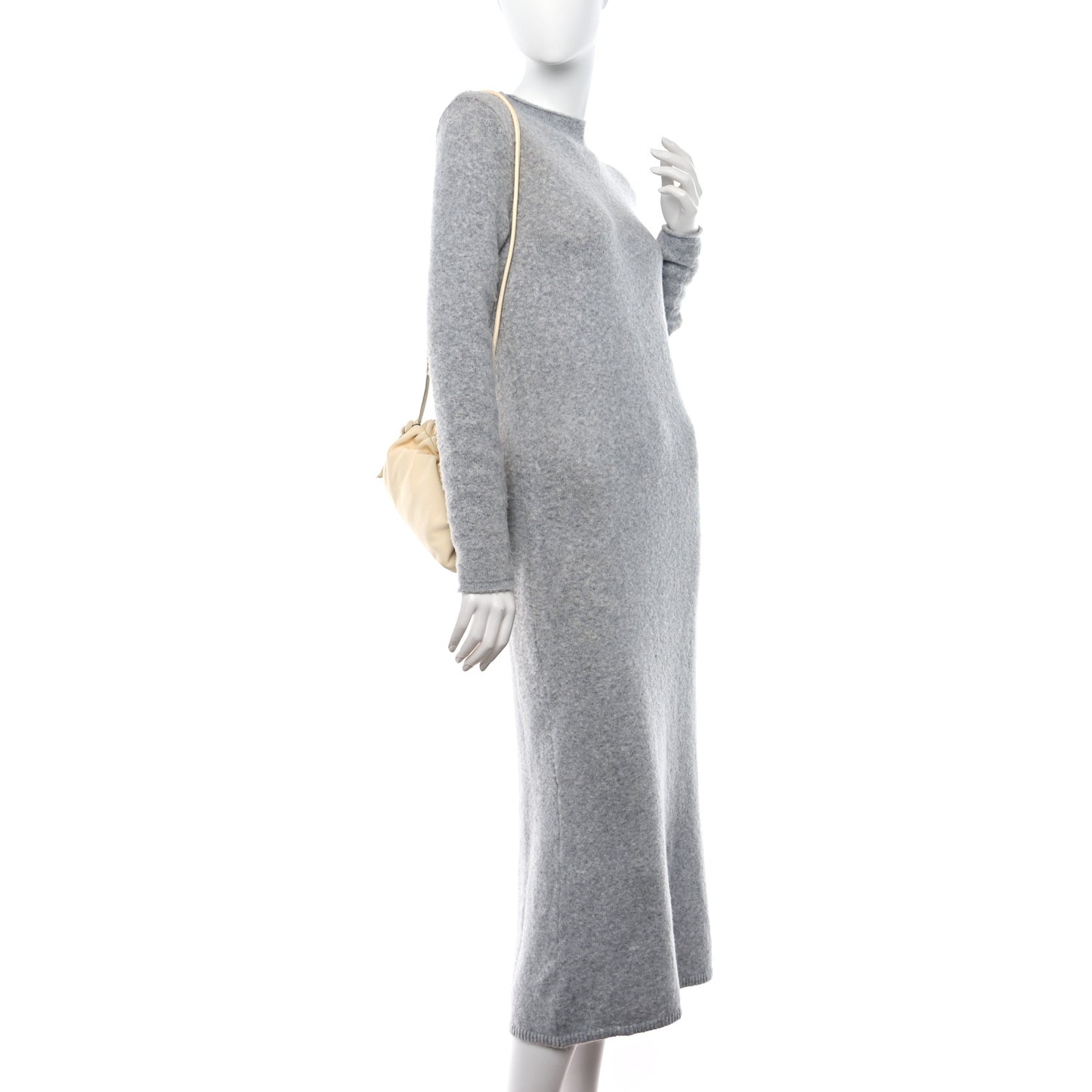 MANSUR GAVRIEL Lambskin Mini Cloud Clutch Pearl