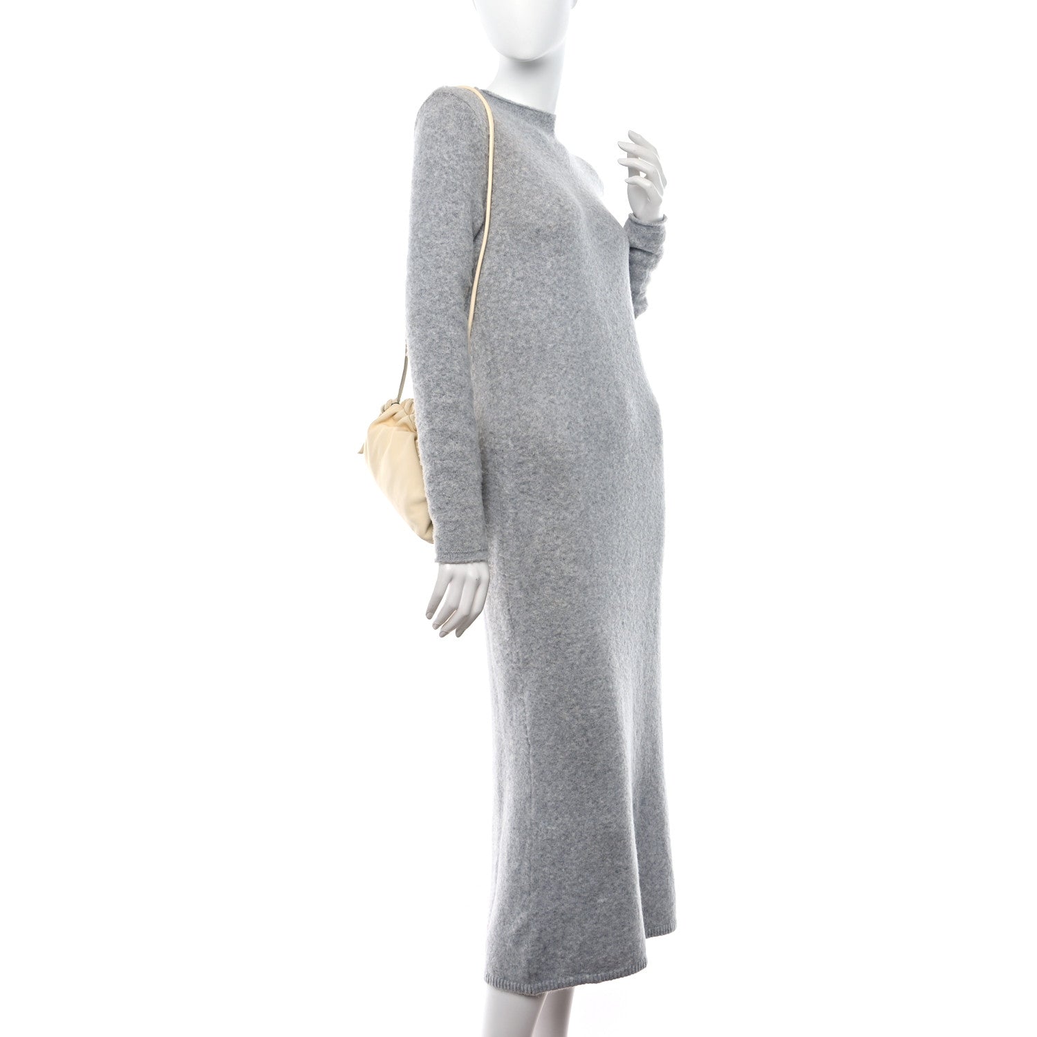 Mansur Gavriel MANSUR GAVRIEL Lambskin Mini Cloud Clutch Pearl 2 of 8