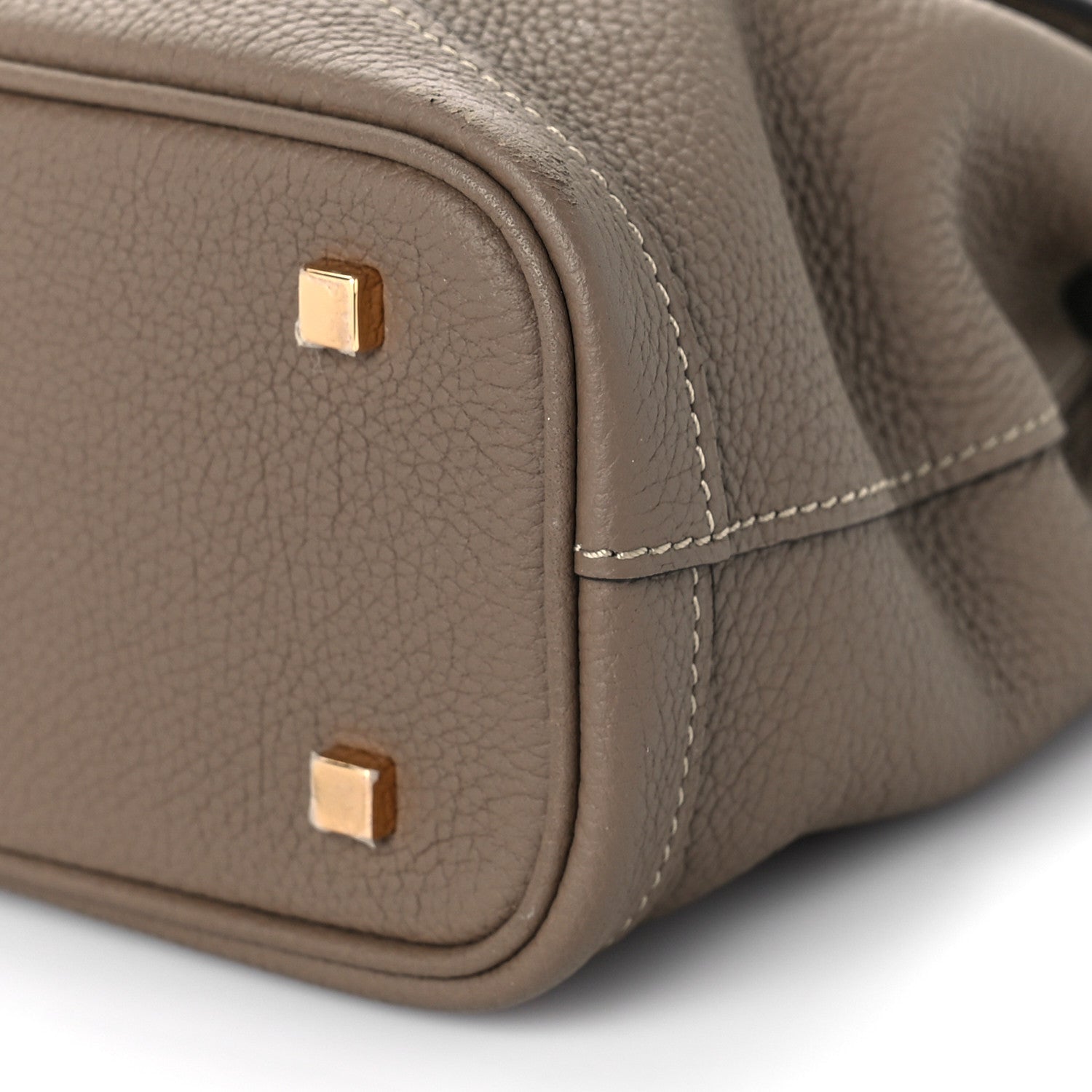 Moynat Taurillon Blush Calfskin Gabby BB Taupe 7 of 7