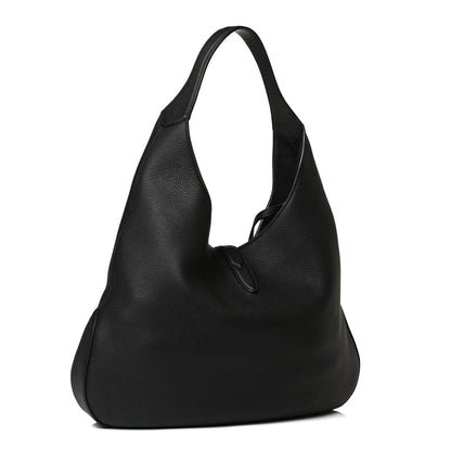 Gucci Soft Grained Calfskin Large Jackie Hobo Black 3 of 11