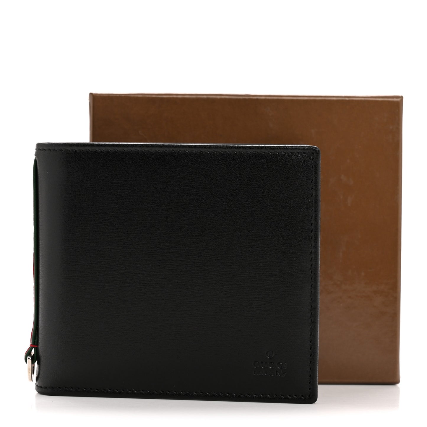 Calfskin Abbey Men's Wallet Black