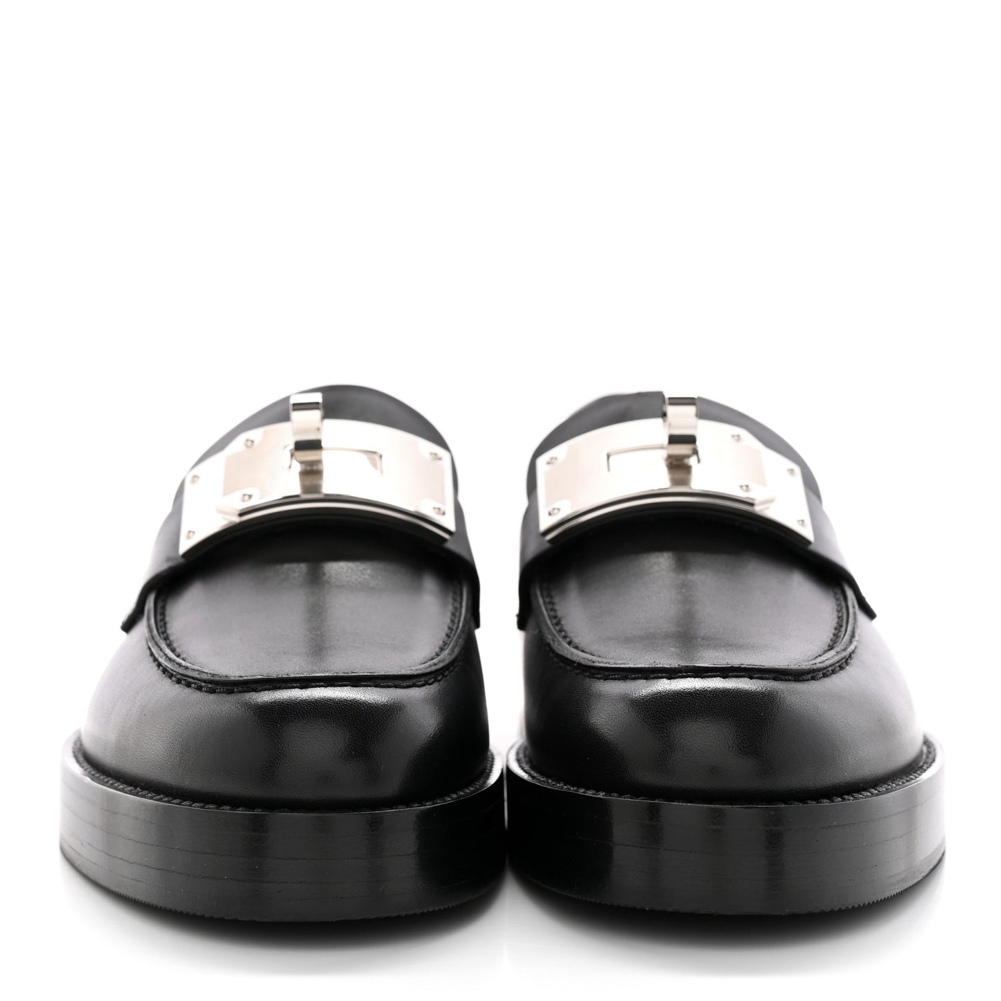 Calfskin Womens Hot Loafer 37 Black