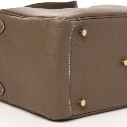 Hermes Taurillon Clemence Lindy 30 Etoupe 8 of 9