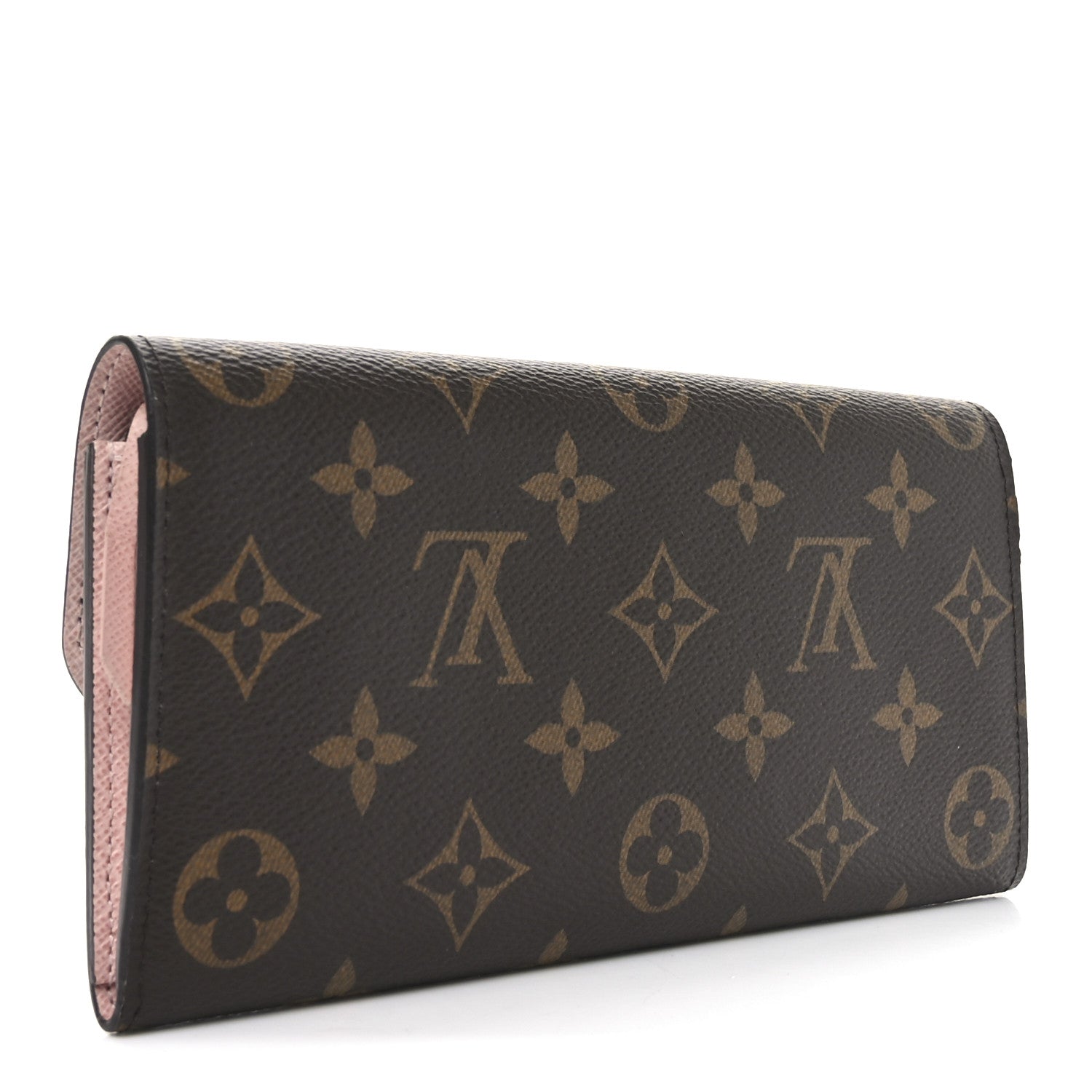 Louis Vuitton Monogram Emilie Wallet Rose Ballerine 3 of 7