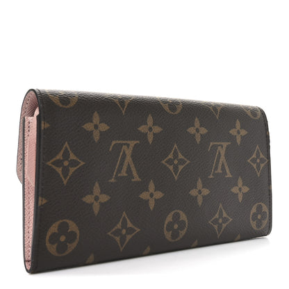 Louis Vuitton Monogram Emilie Wallet Rose Ballerine 3 of 7