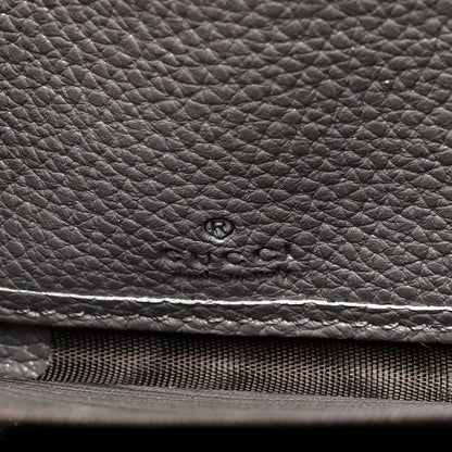 Gucci Grainy Calfskin Zumi Zip Around Wallet Dusty Grey 6 of 7