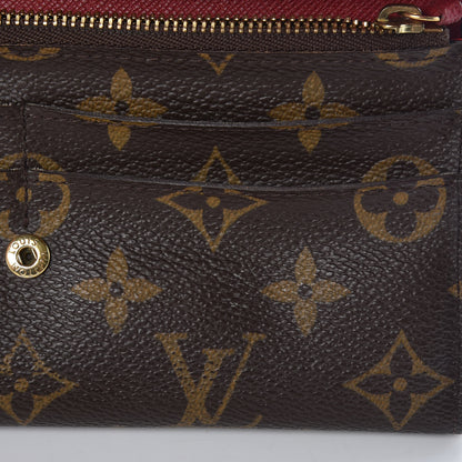 Louis Vuitton Monogram Emilie Wallet Red 8 of 15