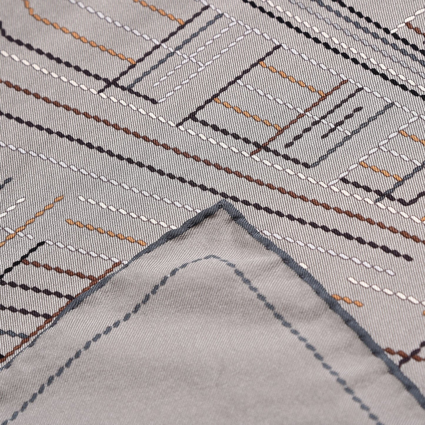 Silk Pique Sellier Scarf 70