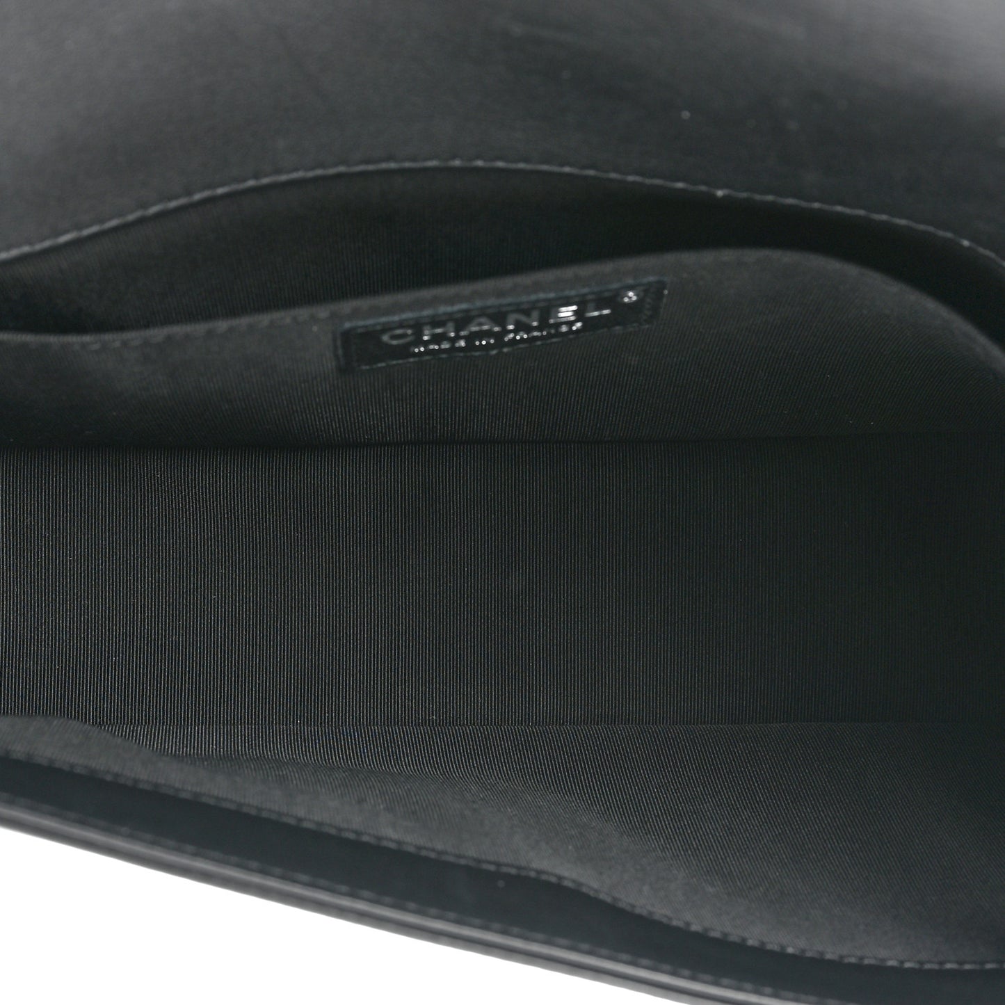 Calfskin Quilted Medium Boy Flap So Black