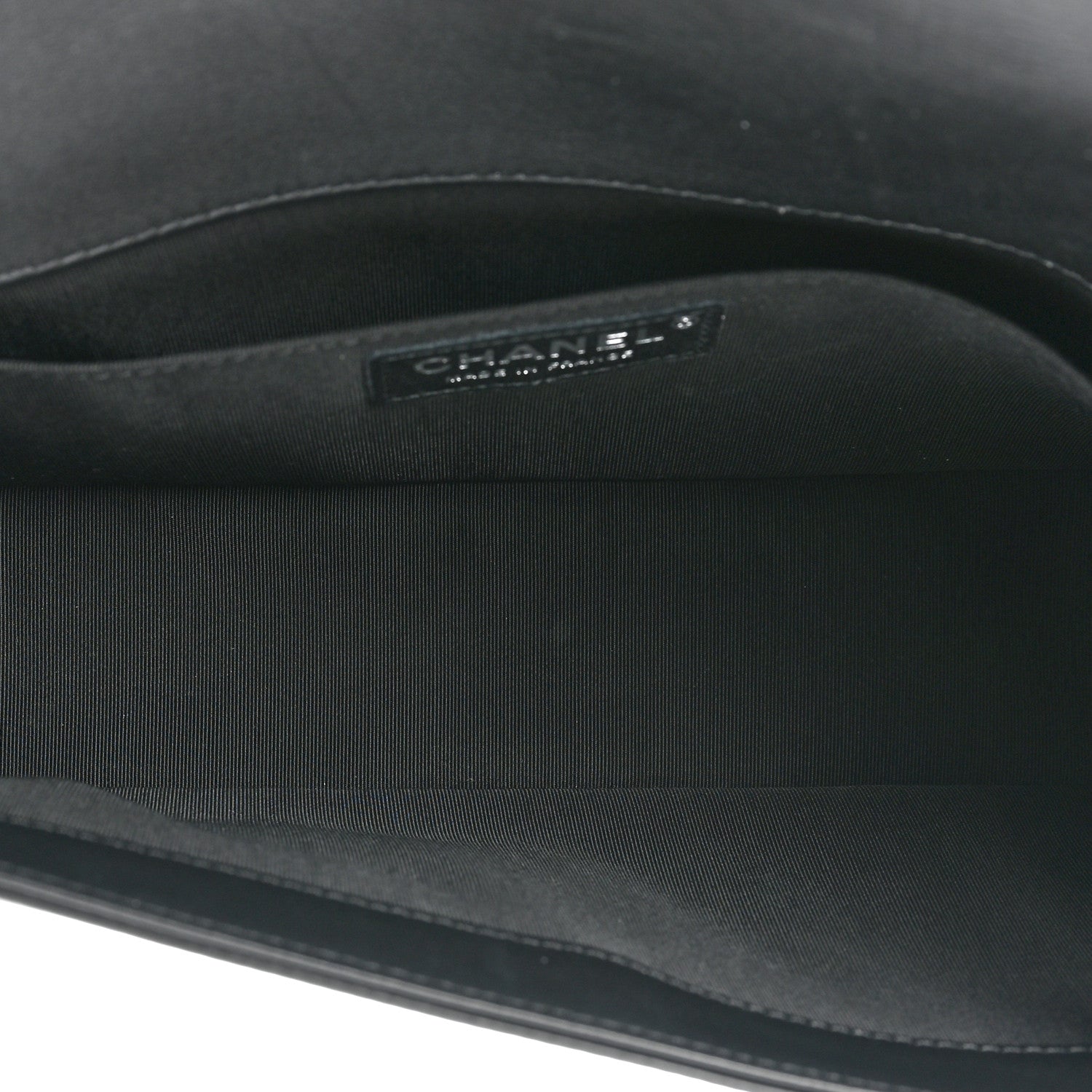 Chanel Calfskin Quilted Medium Boy Flap So Black 5 of 12