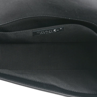 Chanel Calfskin Quilted Medium Boy Flap So Black 5 of 12