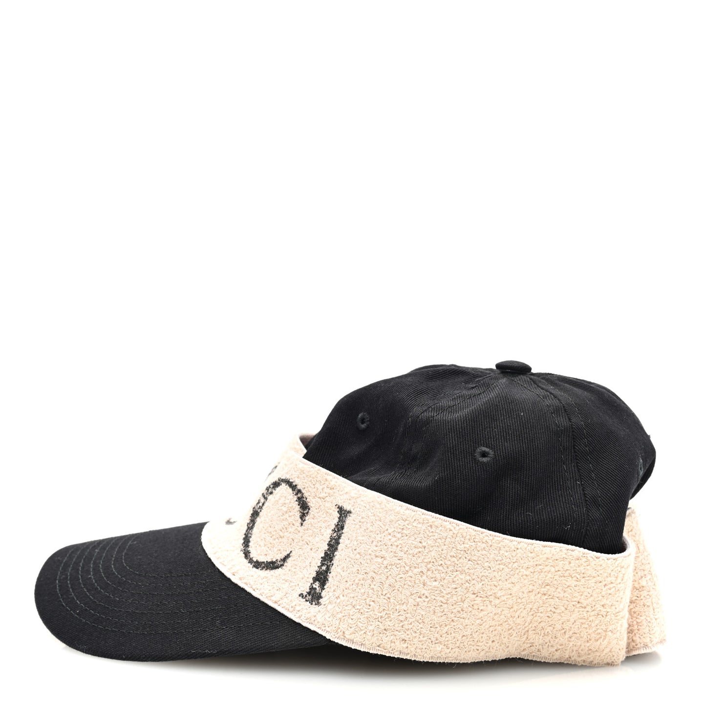Gabardine Gucci Headband Baseball Hat XS Black