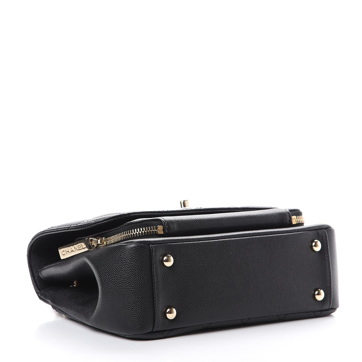 Caviar Quilted Small Business Affinity Flap Black
