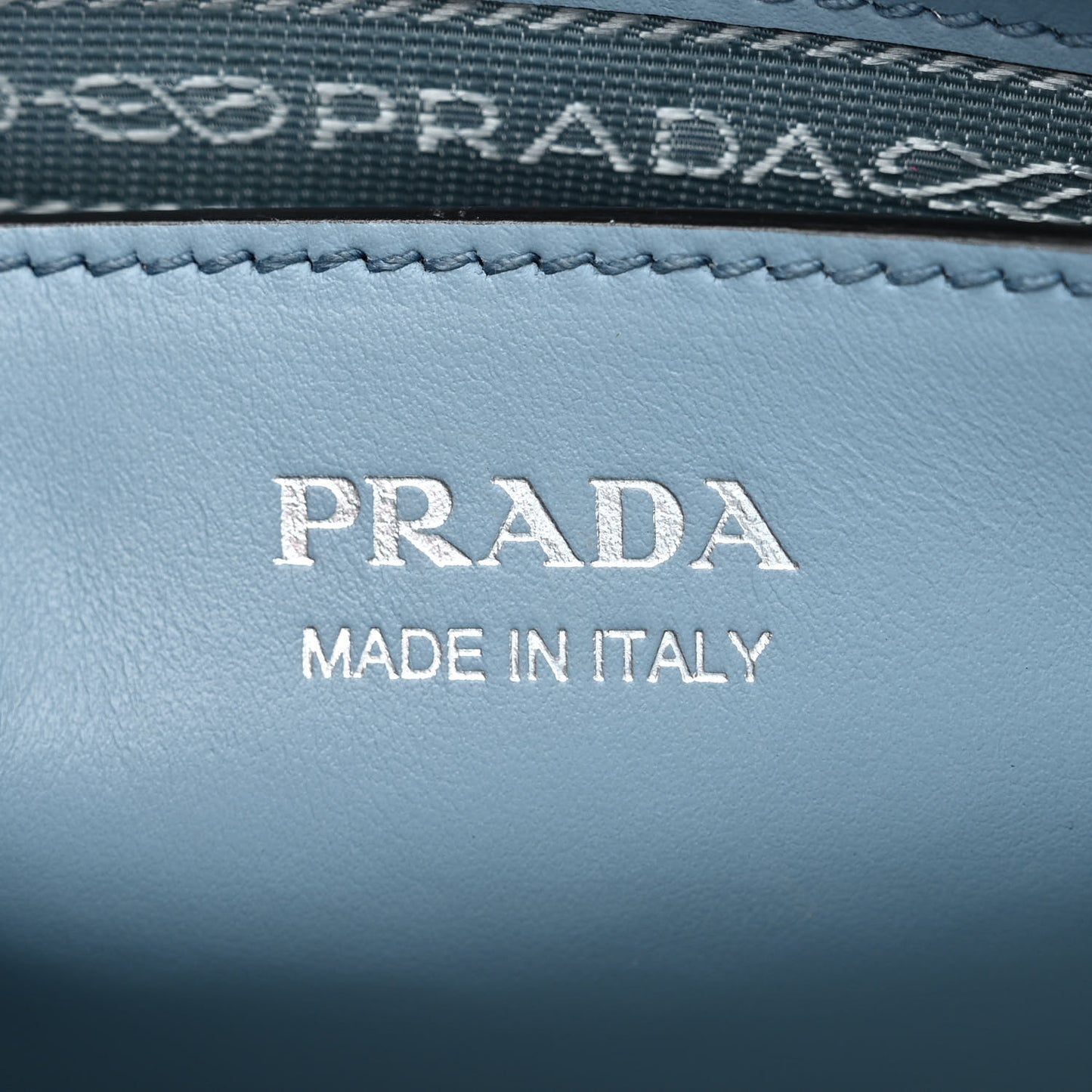 Saffiano Cuir Calfskin Mini Monochrome Top Handle Tote Astrale