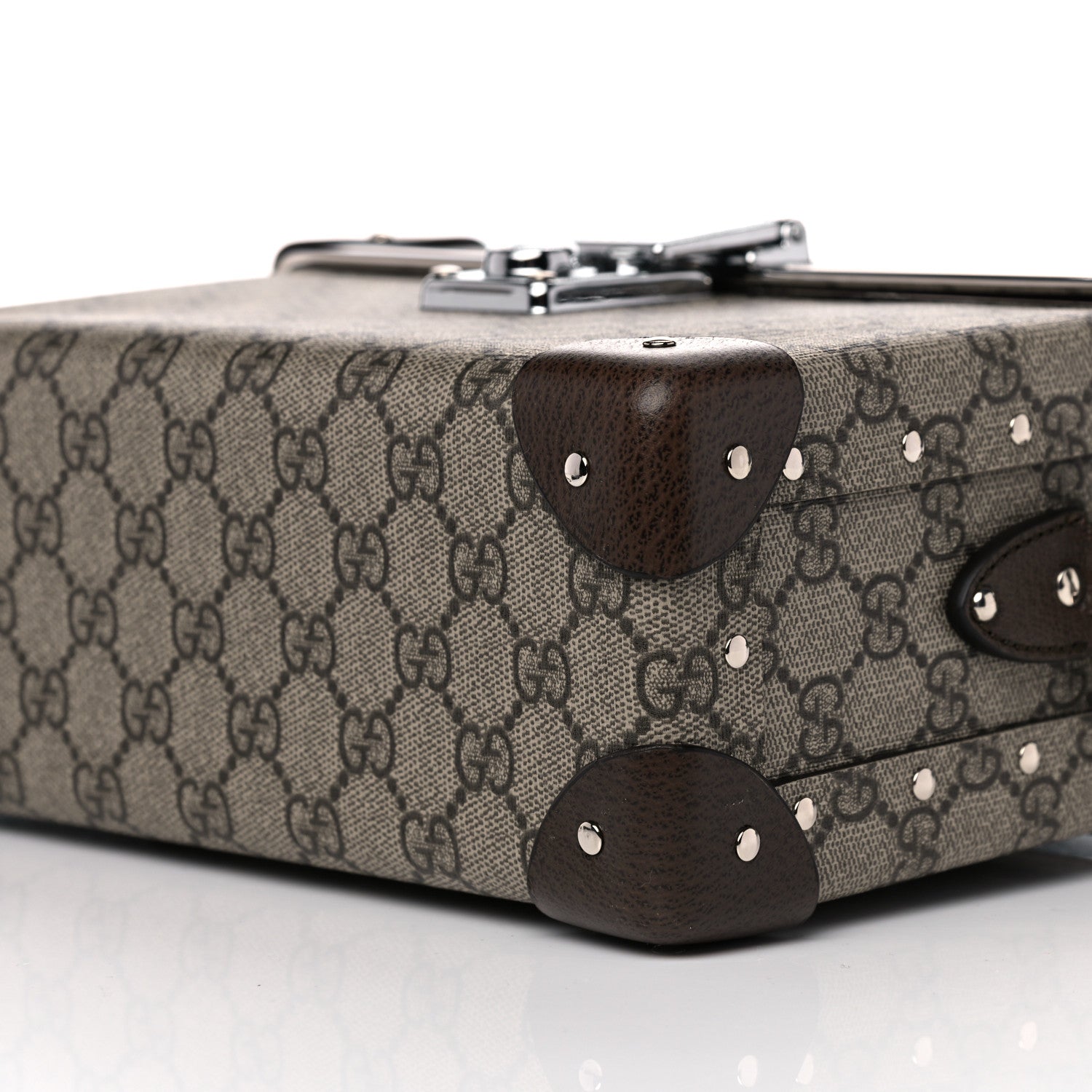 Gucci GG Supreme Monogram Globe-Trotter Beauty Case Brown 6 of 11