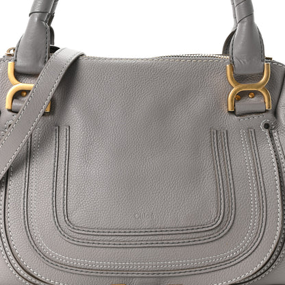 Chloe Calfskin Medium Marcie Satchel Cashmere Grey 8 of 10
