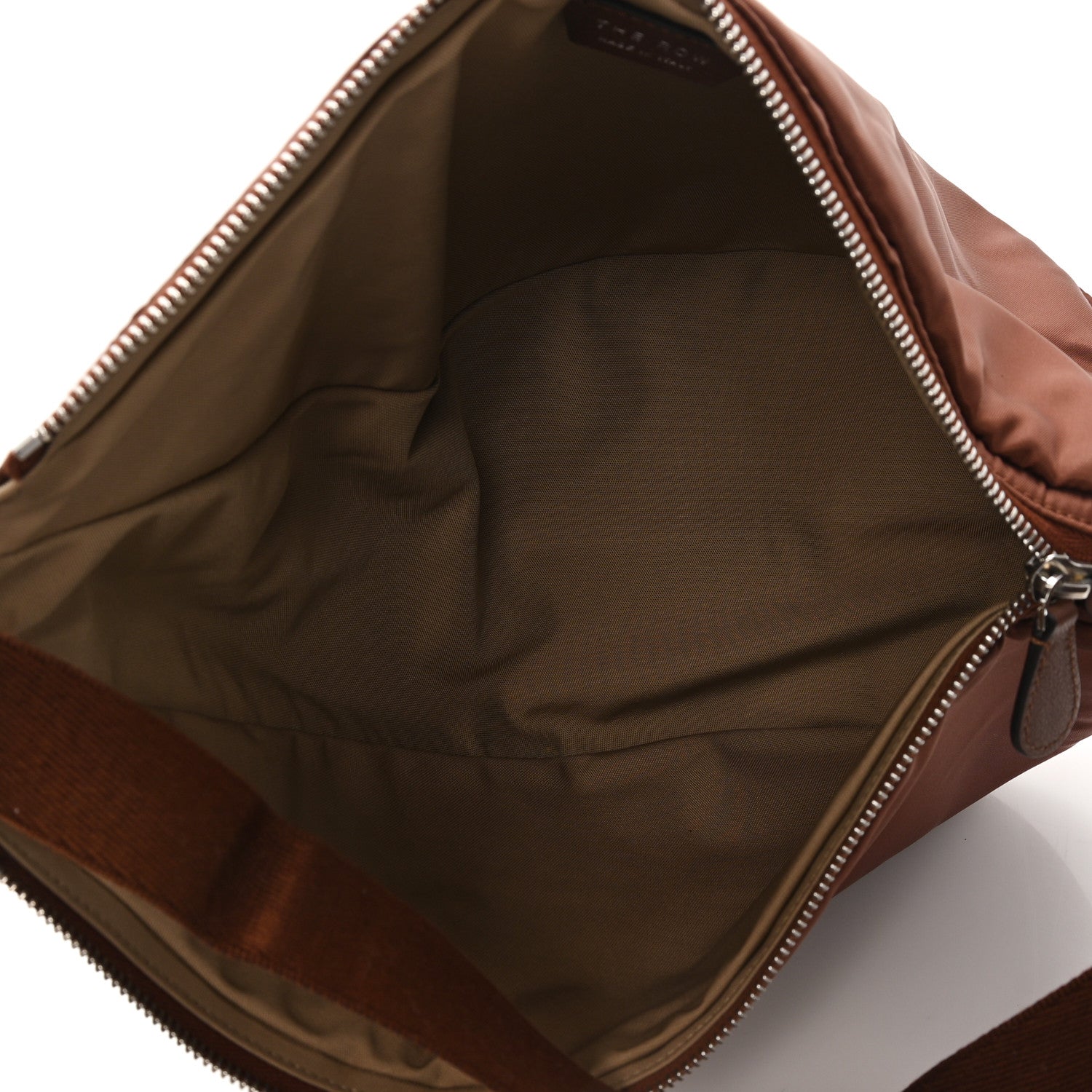 The Row Nylon Slouchy Banana Two Bag Umber 5 of 10