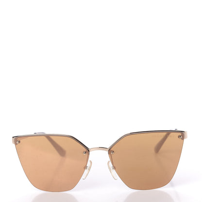 Prada Cat Eye Sunglasses SPR 68T Gold 2 of 8
